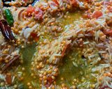 A picture of step 3 of Kadhi Khichdi.
