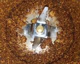 A picture of step 7 of Kobbari pachhadi.