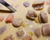 A picture of step 6 of Creamy Chicken Sausage Soup 🥣.