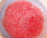 A picture of step 2 of Watermelon Agua Fresca.