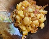 A picture of step 3 of Kala Chana Ghugni.
