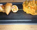 Foto del paso 3 de la receta Calamares rellenos con arroz y verduras