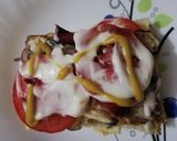 A picture of step 8 of Double stack egg-smokies sandwich.