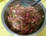 盆栽蒸肉餅的食譜步驟2照片