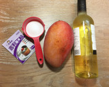 芒果白酒凍的食譜步驟1照片