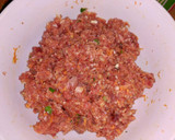 Foto del paso 4 de la receta: Albóndigas al horno rellenas de jamón con salsa de champiñones