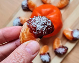 Foto del paso 4 de la receta: Gajos de mandarina al chocolate 🍊 versión saludable 🍫 🥥 antojito 😋