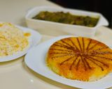عکس مرحله 1 از دستور ته دیگ چوب شور