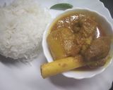 A picture of step 1 of Mutton kosha.