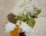 A picture of step 1 of Muli Bhaji Muthia.