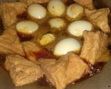 Foto langkah ke 4 dari resep Bacem tahu telor.