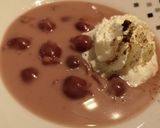 Vaníliapudingos meggyleves recept fázis 4 fotója