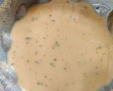 A picture of step 1 of Besan chilla sandwich.