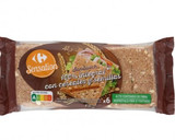 Foto del paso 1 de la receta: Hamburguesa de berenjena con Sándwich de cereales y Gulas al ajillo
