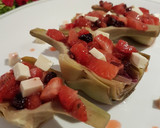 Foto del paso 12 de la receta: Alcachofas al vapor con queso fresco y vinagreta de Fresas!!!