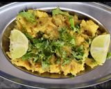 A picture of step 3 of Upma.