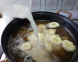 Foto langkah ke 3 dari resep Kolak Kacang Hijau Ubi Pisang Tanpa Santan.