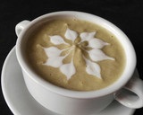 Foto del paso 5 de la receta: Crema de puerro y champiñones con Gorgonzola