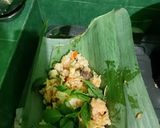 Foto langkah ke 4 dari resep Nasi bakar ayam suir kemangi.