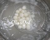 A picture of step 4 of White Tapioca Pearls or Boba Balls.
