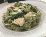 Foto del paso 5 de la receta: Pasta de espinaca estilo Alfredo (bajo en grasa y a mi manera)