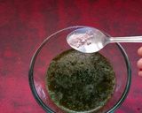 A picture of step 2 of Summer special Minty Lemon Splash.