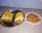 Foto del paso 4 de la receta: Canelones de loroco con guarnición de vegetales y atún.....🇸🇻