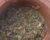 A picture of step 4 of Ridge gourd fry.