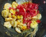 A picture of step 1 of Prawns onion tomatoes masala.