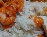 Foto langkah ke 9 dari resep Cumi Udang Saos Padang.