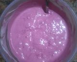 A picture of step 2 of Beetroot Rayta.