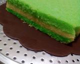 Foto langkah ke 6 dari resep Brownies kukus pandan keju.