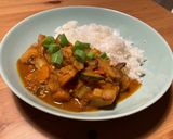 Foto del paso 10 de la receta Estofado de pollo al curry con verduras, patatas y manzana