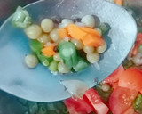 மிக்ஸட் வெஜ் க்ளியர் சூப் (Mixed Veg Clear Soup rceipe in tamil) ரெசிபி ஸ்டேப் 3 புகைப்படம்