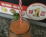 Hình bước làm 3 của món Sinh tố đu đủ