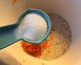 Foto del paso 2 de la receta: Galletas de avena, zanahoria y coco