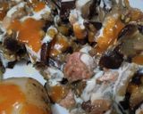 Foto del paso 7 de la receta: Berenjenas con carne y salsa bbq casera🍆🧅🥩