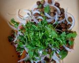A picture of step 3 of Dahi walay kalay channay.