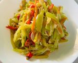 Foto langkah ke 4 dari resep Tumis labu wortel.