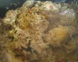 A picture of step 6 of Kashmiri chicken pulao.