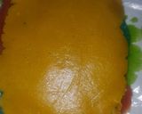 A picture of step 7 of Star rainbow cookies.