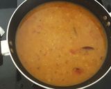 A picture of step 4 of Mixed Dal Tadka and Jeera Rice.