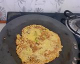 A picture of step 5 of Veg Chilla.