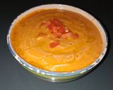 A picture of step 3 of Mango and Papaya Salmorejo.