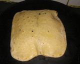 A picture of step 2 of Chinni/Sugar paratha.