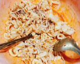 Hình bước làm 3 của món Mực xào sa tế
