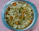கோஸ் கேரட் பட்டாணி பொரியல் ரெசிபி ஸ்டேப் 4 புகைப்படம்