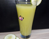 A picture of step 2 of Cucumber juice.