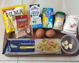Foto langkah ke 1 dari resep Creamy Fettucine Carbonara <50rb by ama(R)sak.