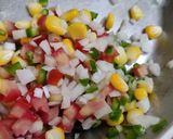पिज़्ज़ा सेव पापड़ी रेसिपी चरण 2 फोटो
